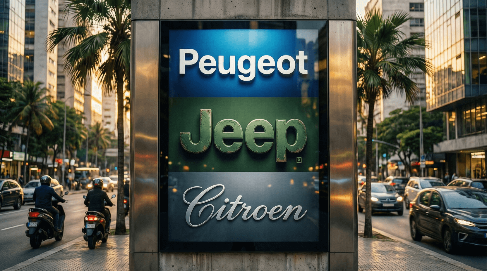 Peugeot, Jeep e Citroën em Moema